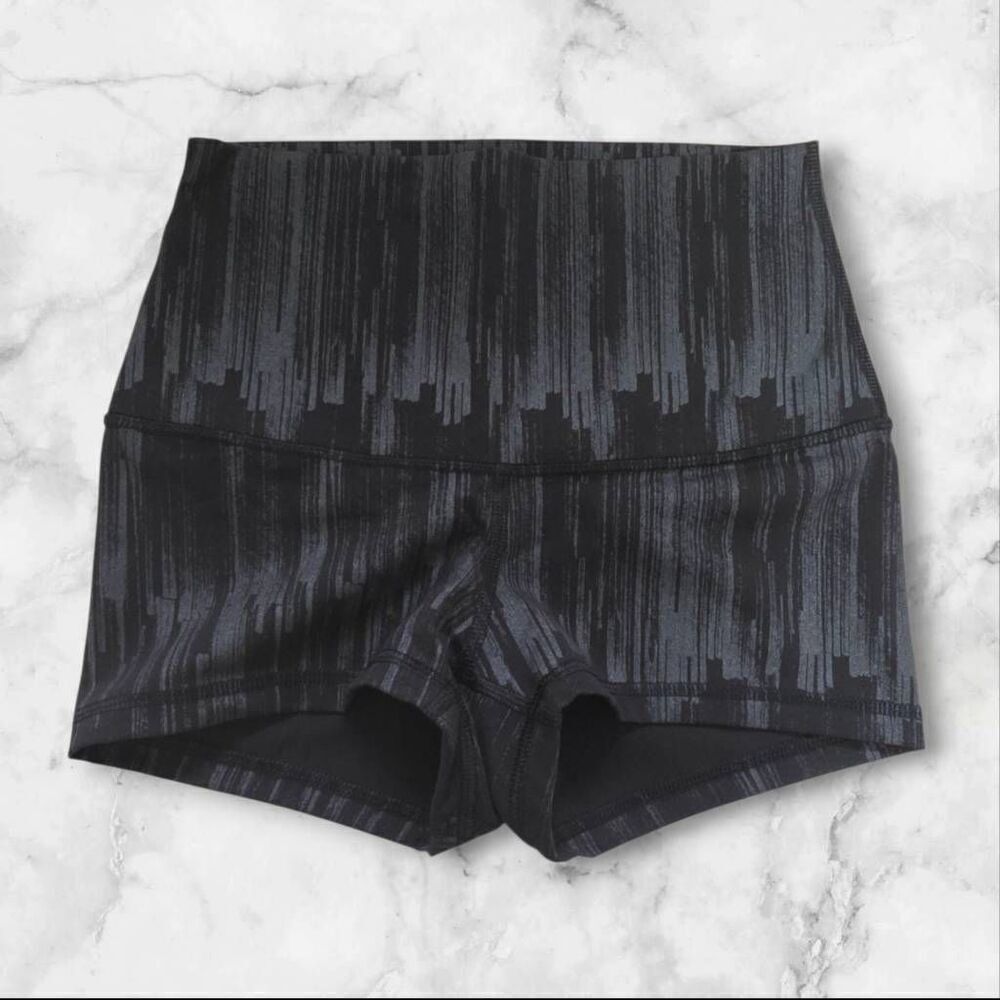 Lululemon Size 2 Black Sparkle Boogie Shorts